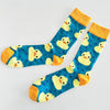 Cartoon Duck Blue Socks