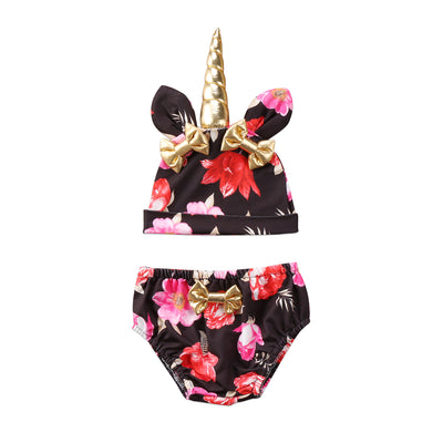 Baby Floral Unicorn Hat & Bottom Set - Well Pick Review