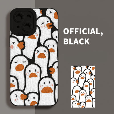 Oil Painting Duck iPhone Case