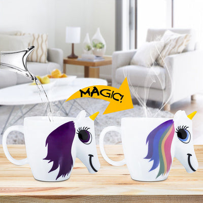 Magic Rainbow Color Changing Unicorn Mug
