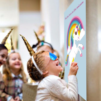 Pin The Horn On The Unicorn Game