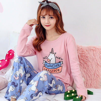 Cute Unicorn Pajama Set