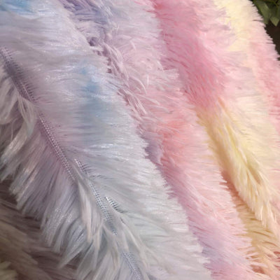 Fuzzy Rainbow Blanket