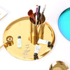 Gold Rainbow Iridescent Decorative Plate