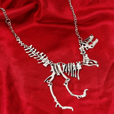 T-Rex Skeleton Dinosaur Necklace