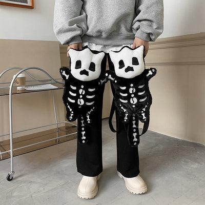 Skull Plush Backpack