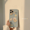 Space Duck Leather iPhone Case