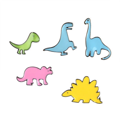 Colorful Dinosaur Apatosaurus Stegosaurus Brooch - Well Pick Review