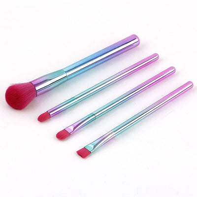 4Pcs/Set Colorful Makeup Brushes With Bag - Well Pick Review