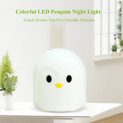 Color Changing Penguin LED Night Light