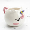 Pink Unicorn Eyelashes Mug