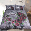 Unicorn Rose Gray Bedding Set