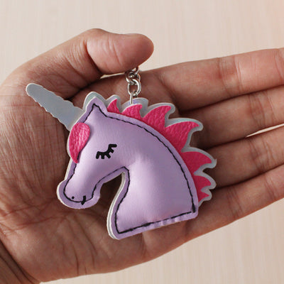 Iridescent Horn Handmade Unicorn Keychain