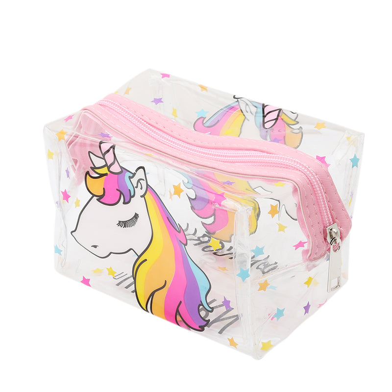 Free Unicorn Cosmetic Transpa Bag