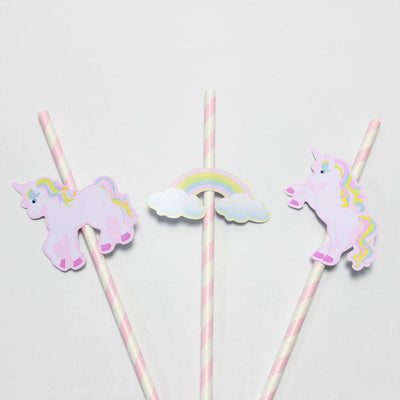 Unicorn Rainbow Straw 24PCS