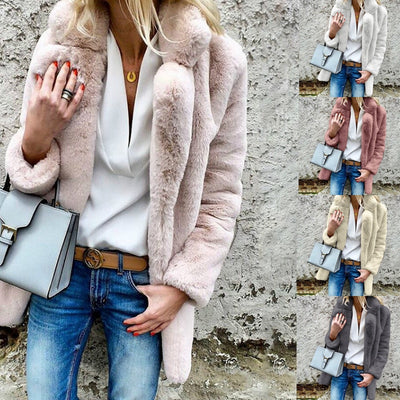 Colorful Faux Fur Casual Coats - Well Pick Review