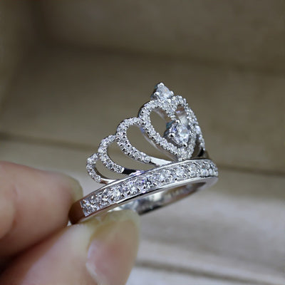 Silver Crown Ring
