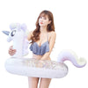 Sequins Inflatable Unicorn Swim Ring
