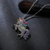 Free - Crystal Rainbow Unicorn Necklace