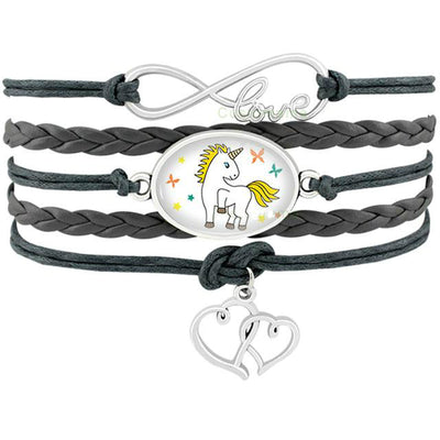 Unicorn  Love Leather Bracelets