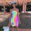 Colorful Tie-Dye Bodycon Dress - Well Pick Review