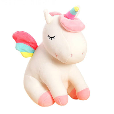 Rainbow-Style Unicorn Plush Toys