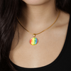 Rainbow Love Is Love Bangle & Necklace