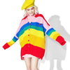 Rainbow Striped Cardigan