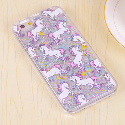 Unicorn Dynamic Glitter Star Phone Case