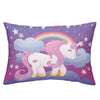 Rainbow Unicorn Purple Bedding Set