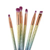 6pcs Rainbow Glitter Soft Makeup Brush Set - Well Pick Review