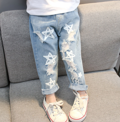 Baby Star Print Jeans
