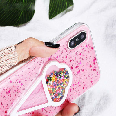 Ice Cream Glitter For iphoneX