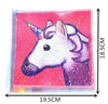 Rainbow Unicorn Reversible Patch Sew