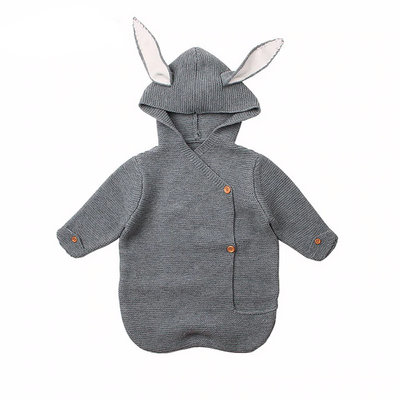 Rabbit Knitted Baby Swaddle Wrap