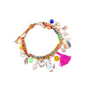 Unicorn & Sparkling Stars Rainbow Charms Bracelet