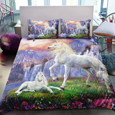 Unicorn Magic Land Bedding Set