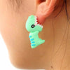 Cartoon Dinosaur Clay Earrings - Well Pick Review