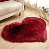Love Heart Faux Fur Rug