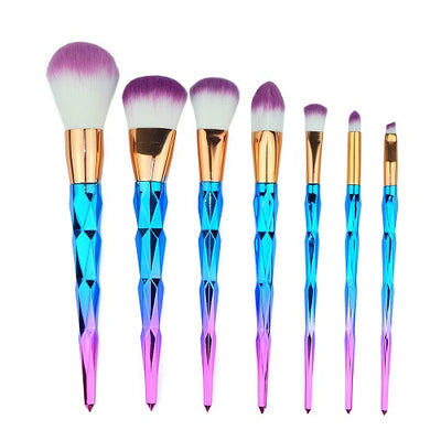 Glitter Mermaid Brush Set