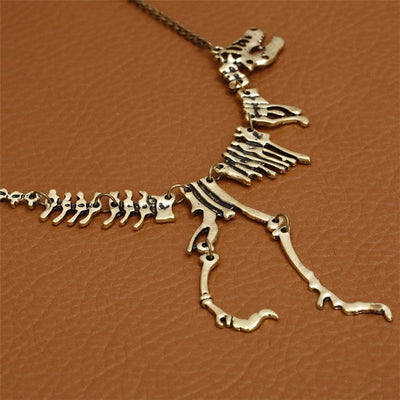 T-Rex Skeleton Dinosaur Necklace