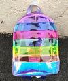 Rainbow Transparent Hologram Backpack