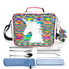 Rainbow Sequin Unicorn Lunch Box Bag