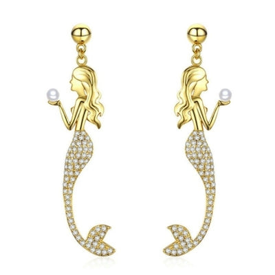 Mermaid Long Earrings