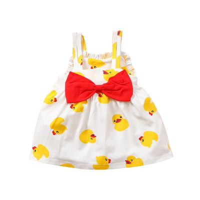 Duck Print Baby Dress