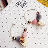 Geometric Pom Pom Earring