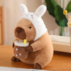 Cosplay Capybara Bubble Tea Stuffed Toy