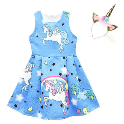 Colorful Baby Girls Unicorn Dress - Well Pick Review