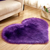 Love Heart Faux Fur Rug