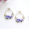 Elegant Circle Flower Earrings